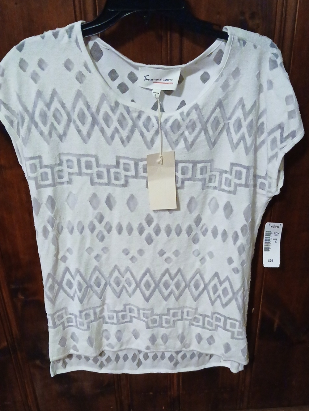 😍Two by Vince Camuto White Top Size S